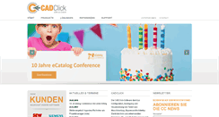 Desktop Screenshot of cadclick.de