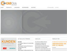 Tablet Screenshot of cadclick.de